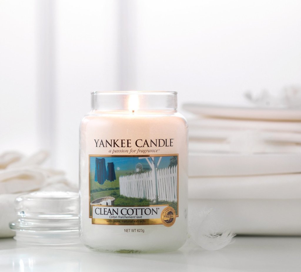 CLEAN COTTON -Yankee Candle- Tart Cera da Fondere Yankee Candle