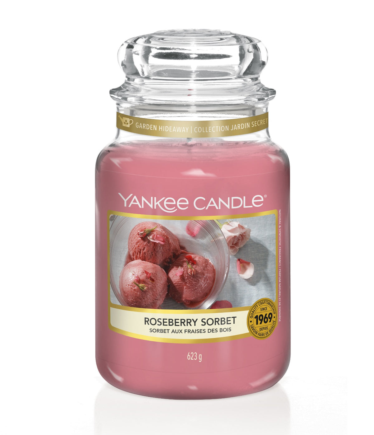 ROSEBERRY SORBET -Yankee Candle- Giara Grande Yankee Candle